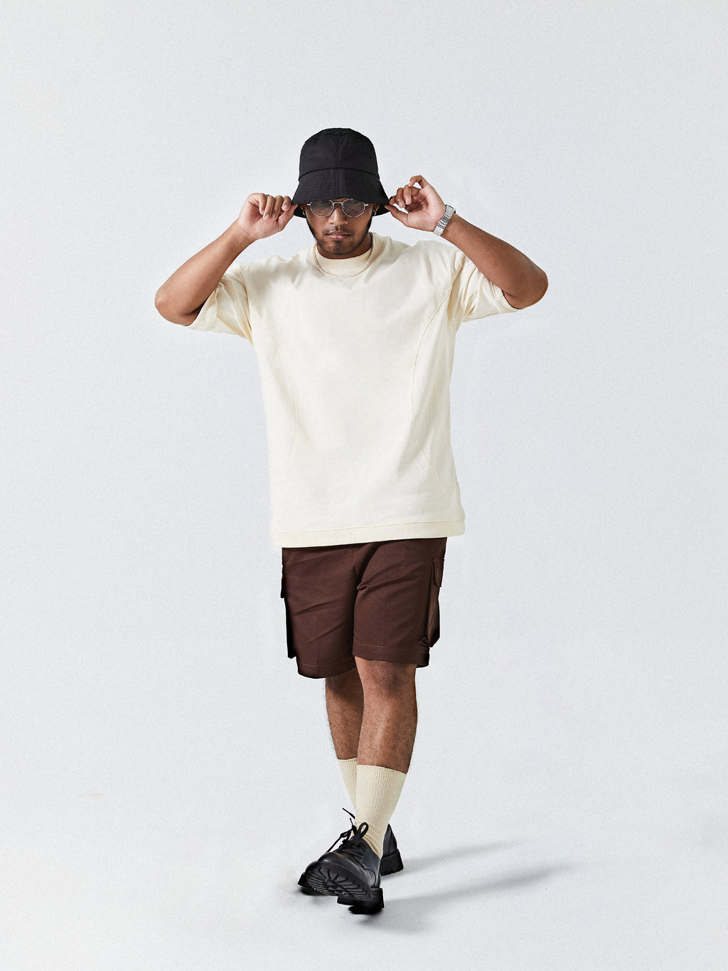 Double C Shape Cutout Tee