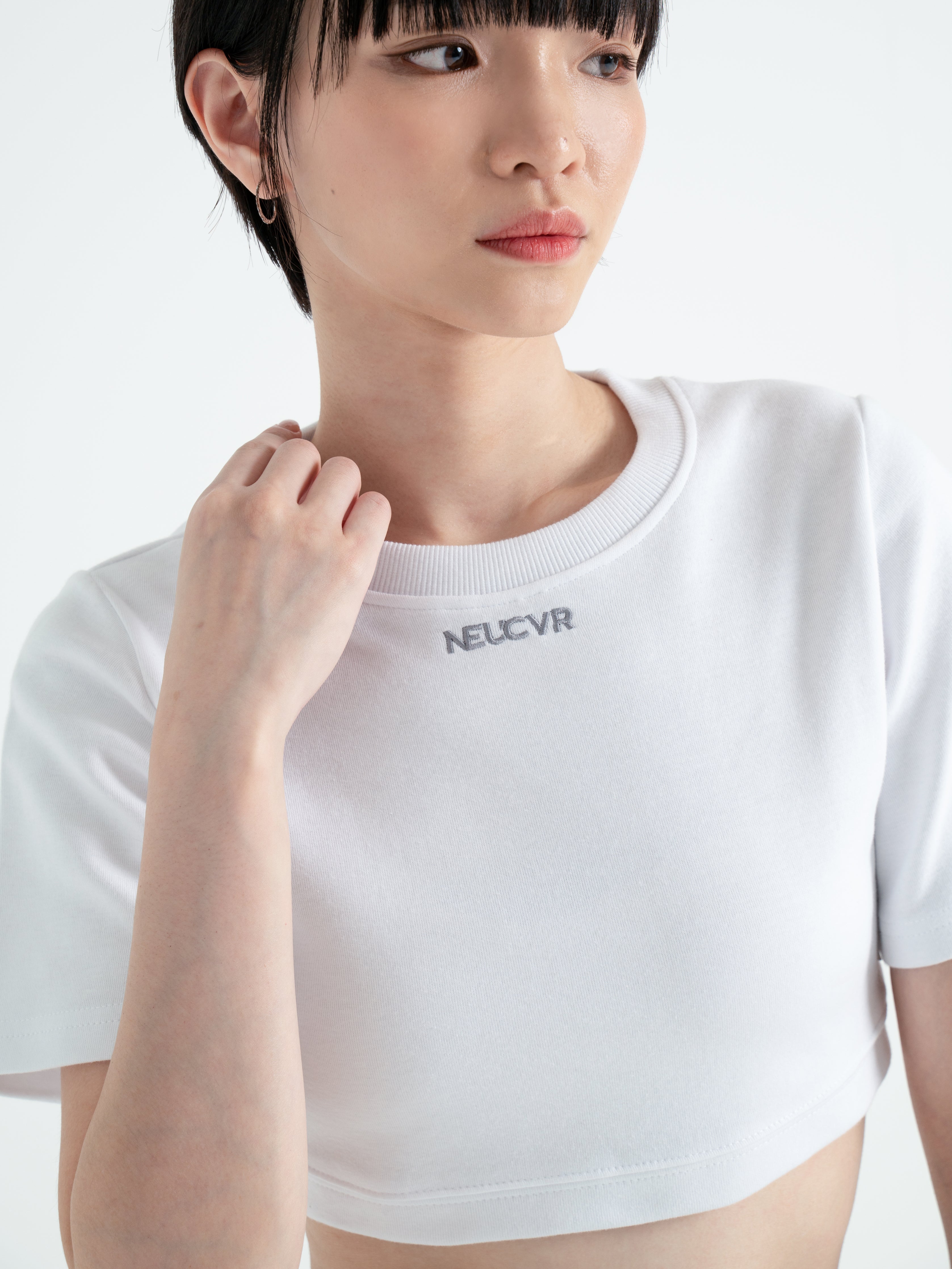 Neucvr Way - Crop Tee (White)