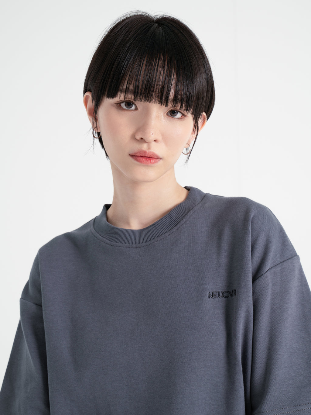 Neucvr Way - Embroid Tee (Grey) Unisex