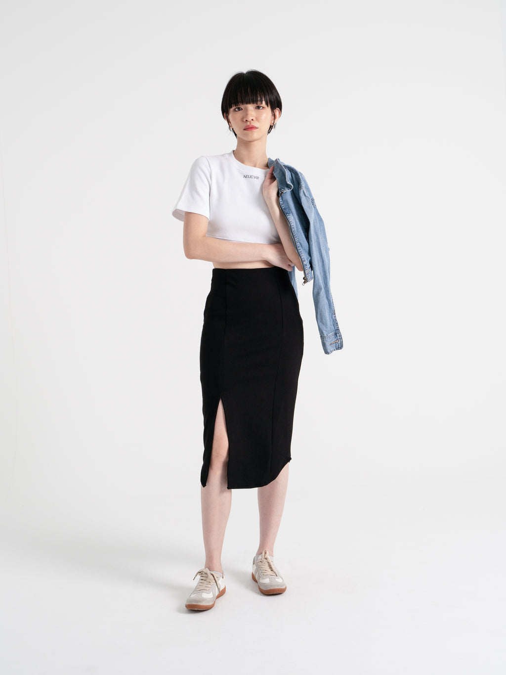 Neucvr Way - Crop Tee (White)