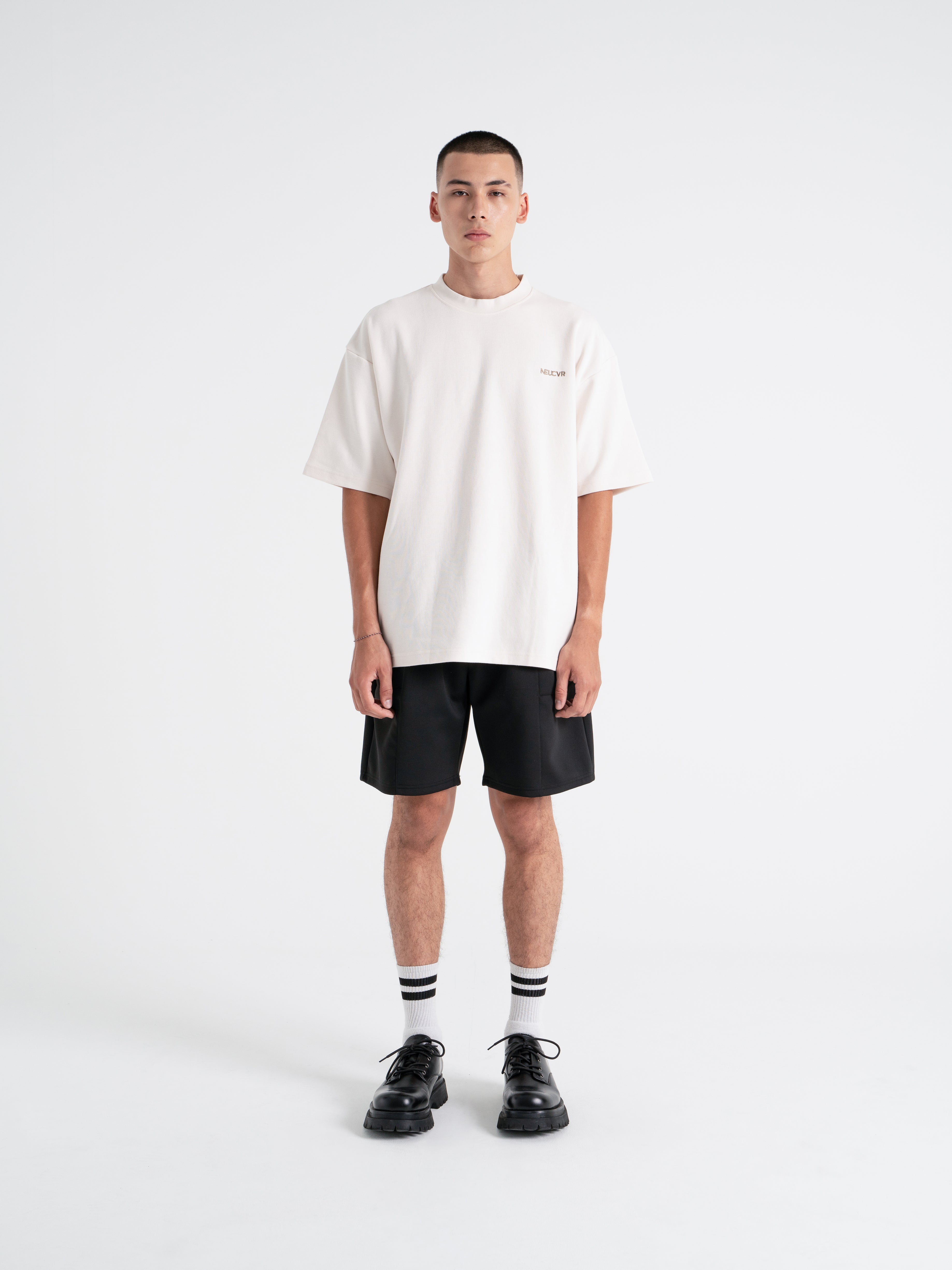 Neucvr Way - Embroid Tee (Beige) Unisex