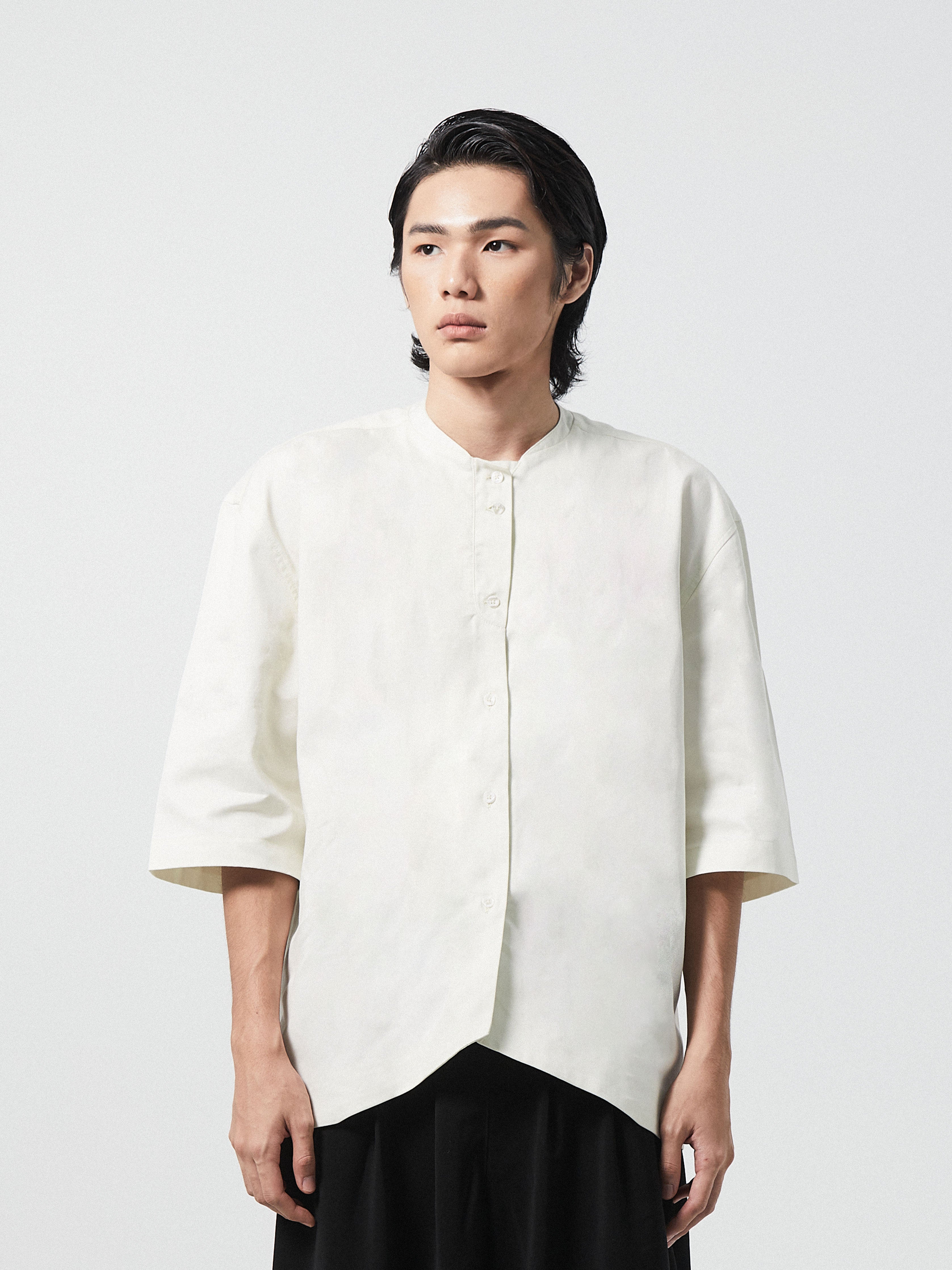 Sleek Zen Tailored Shirt | Black