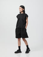 Ordinary Cap Sleeve Top | Black