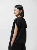 Ordinary Cap Sleeve Top | Grey
