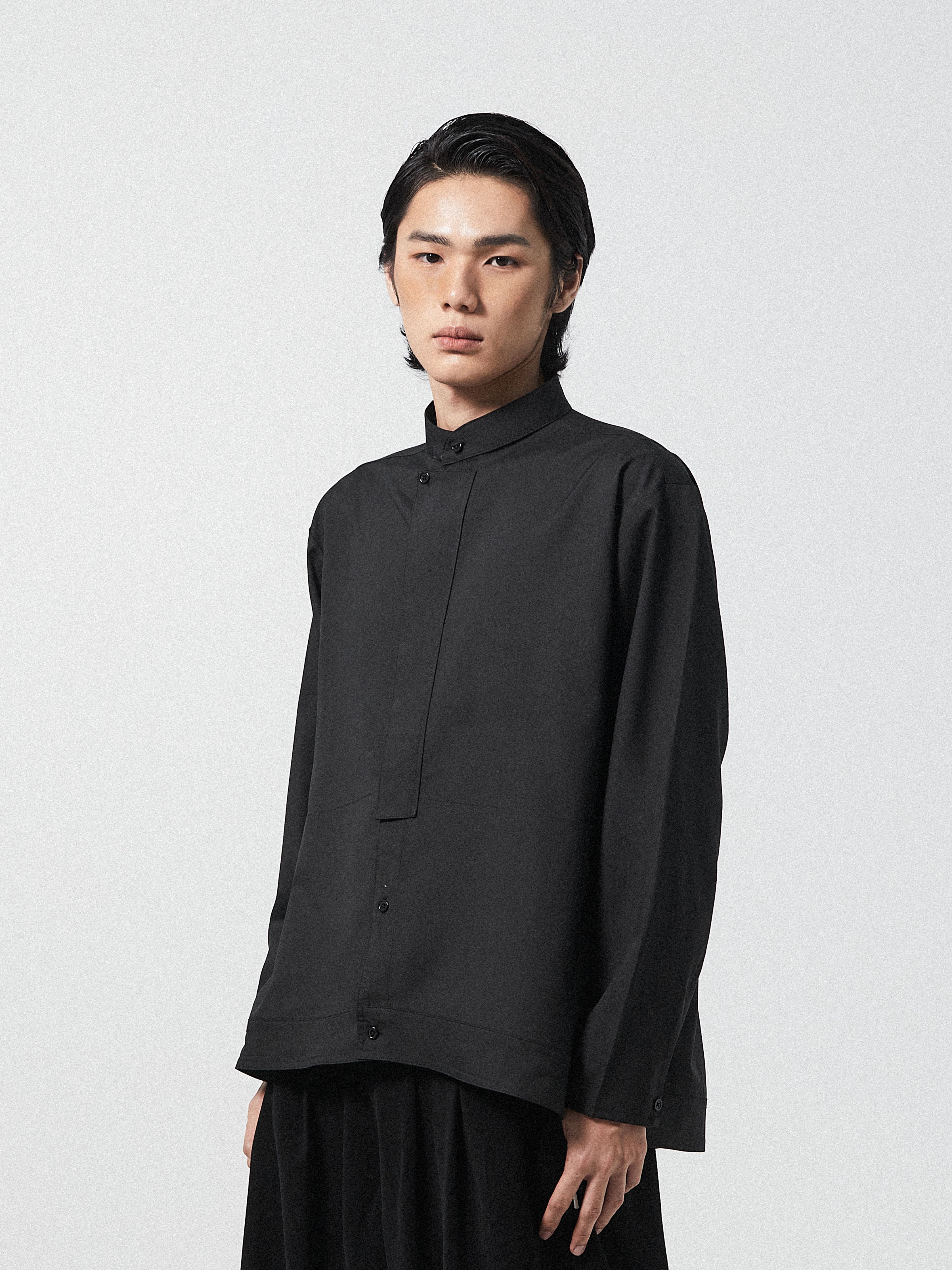 Modern Zen Collar Shirt | White