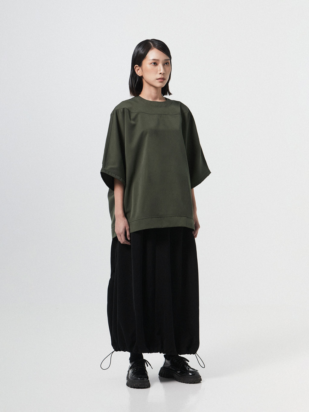 Oversized Winged Bliss Tee | Green