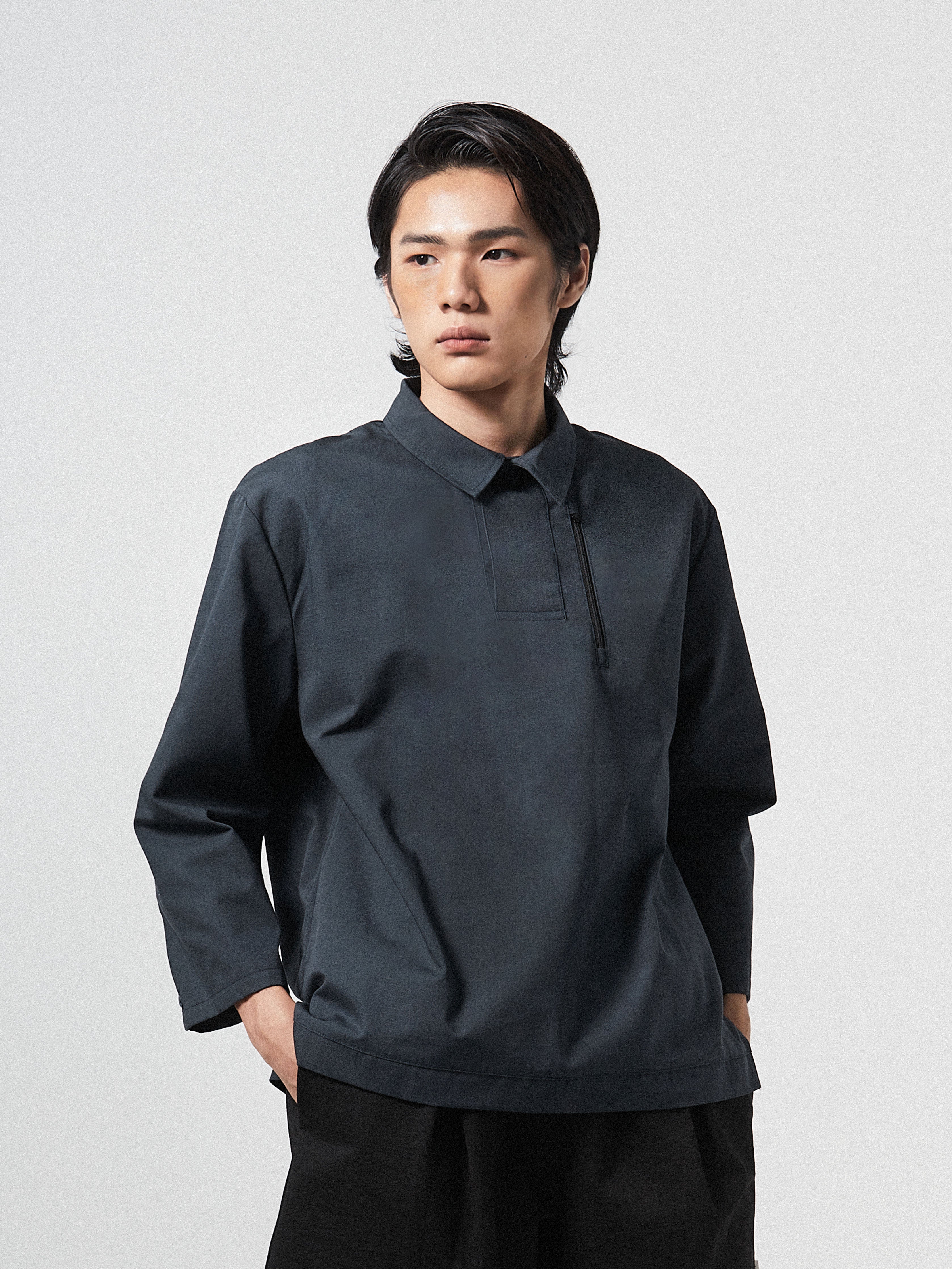 Contemporary Fiber Fusion Polo | Black