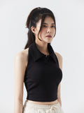 NCVR Polo Neck Halter Top