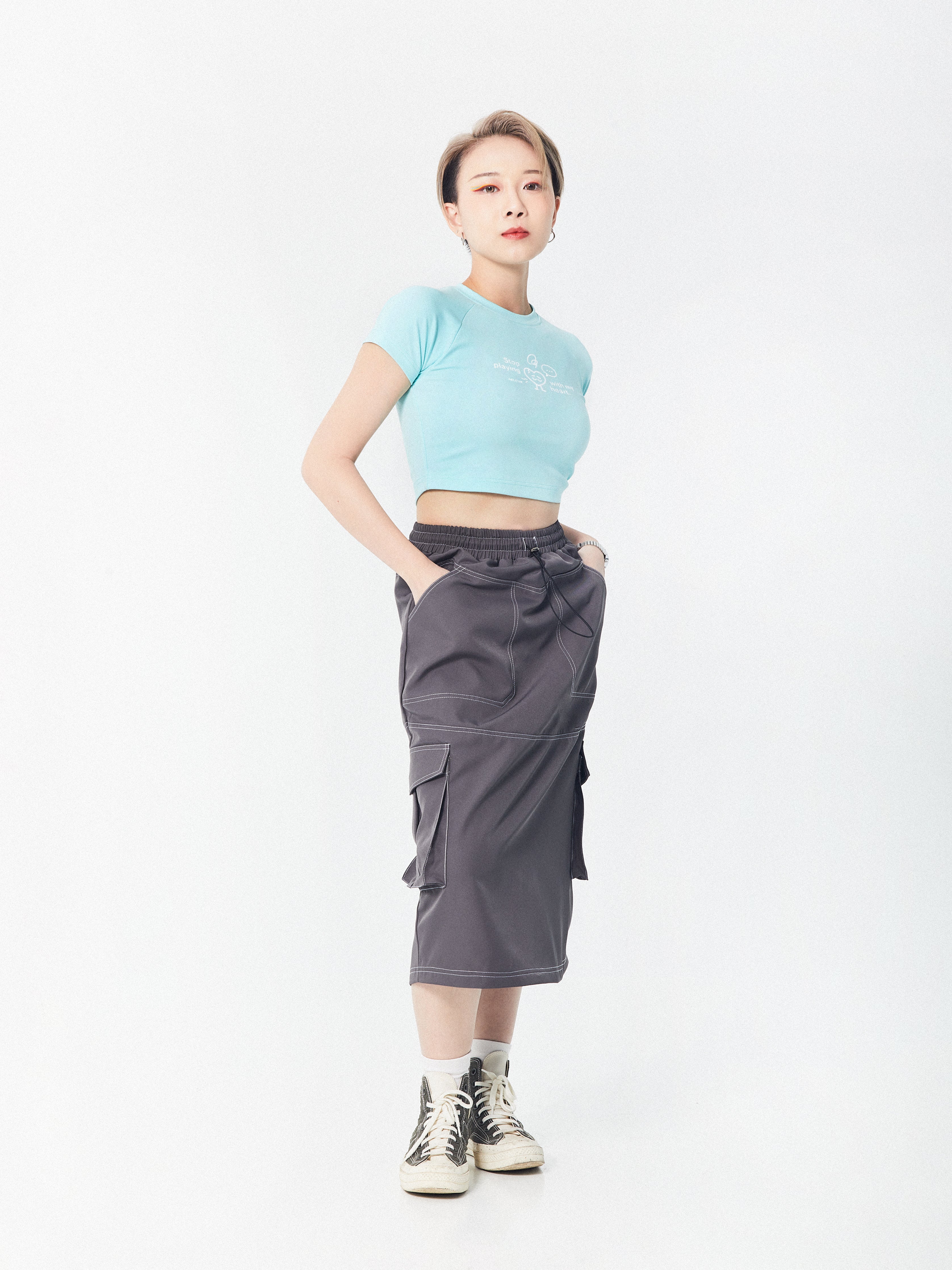 Raglan Baby Tee | Tifanny Green