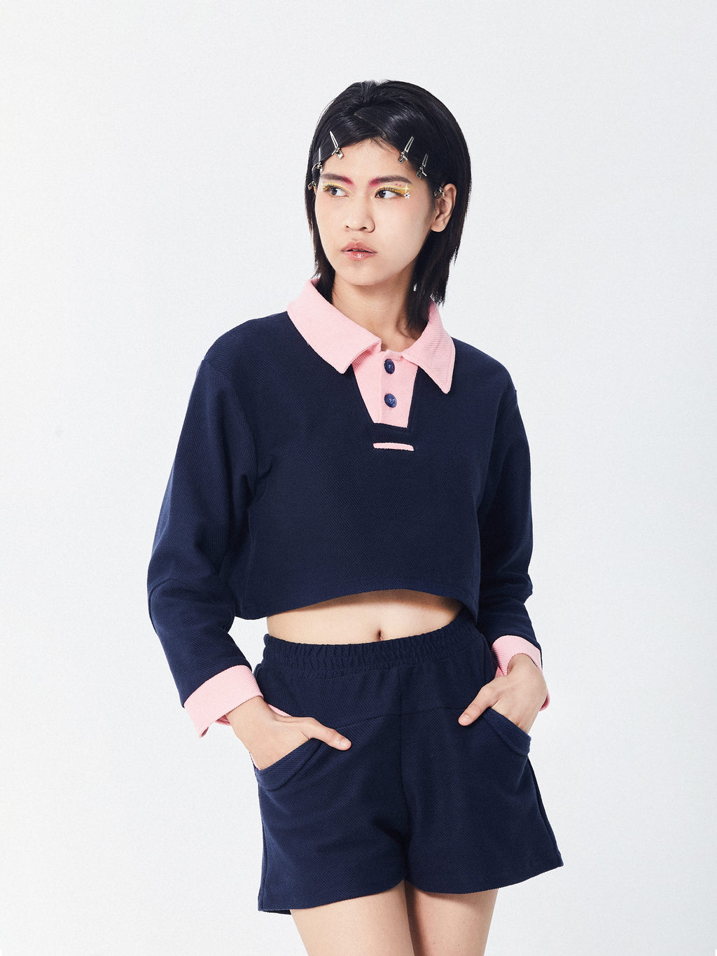 Polo Waffle Sweater