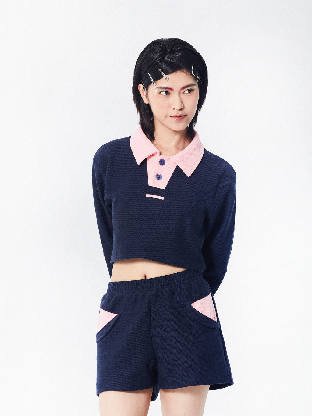 Polo Waffle Short
