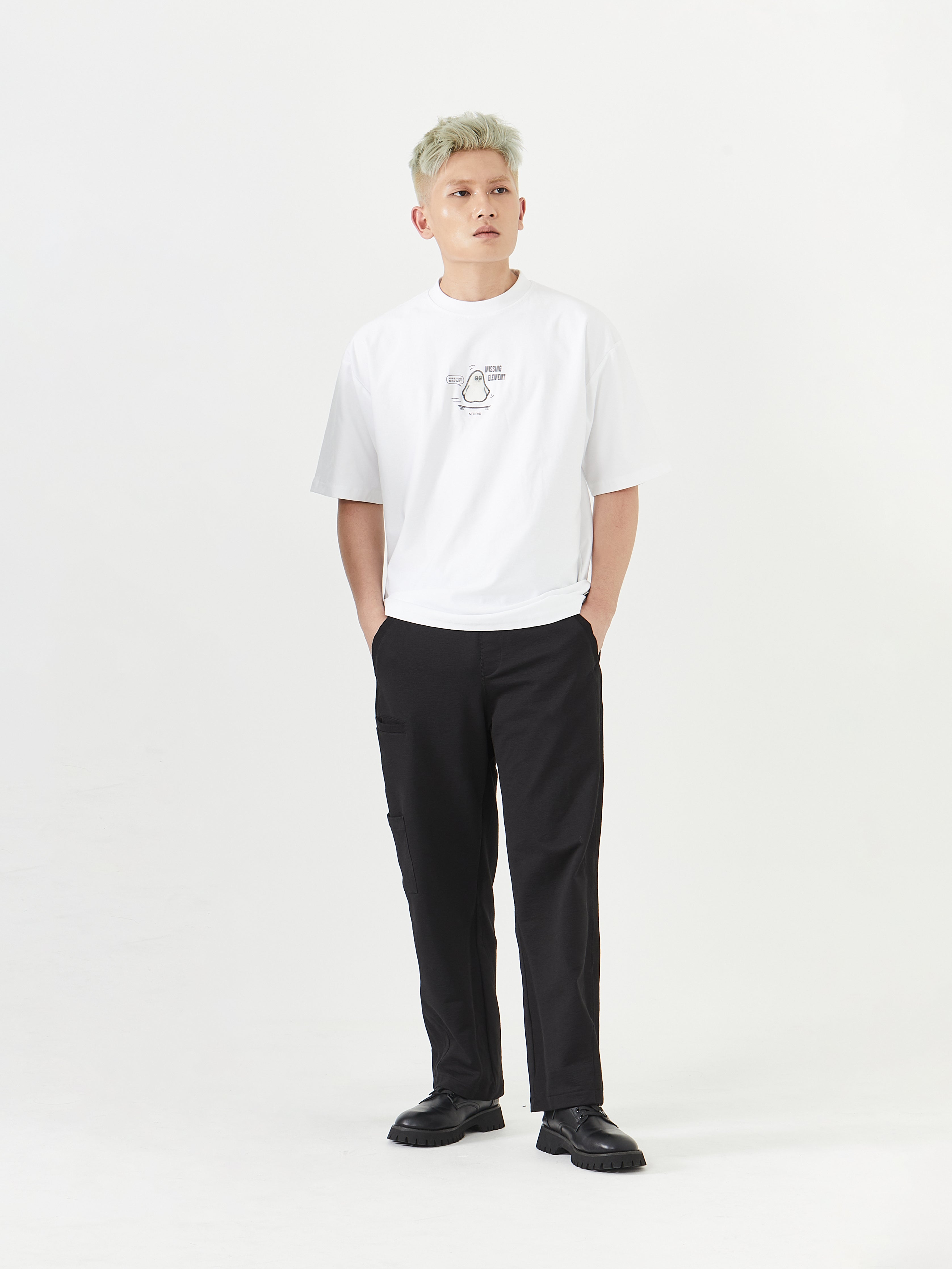 NCVR - Missing Element Ghost Tee | White