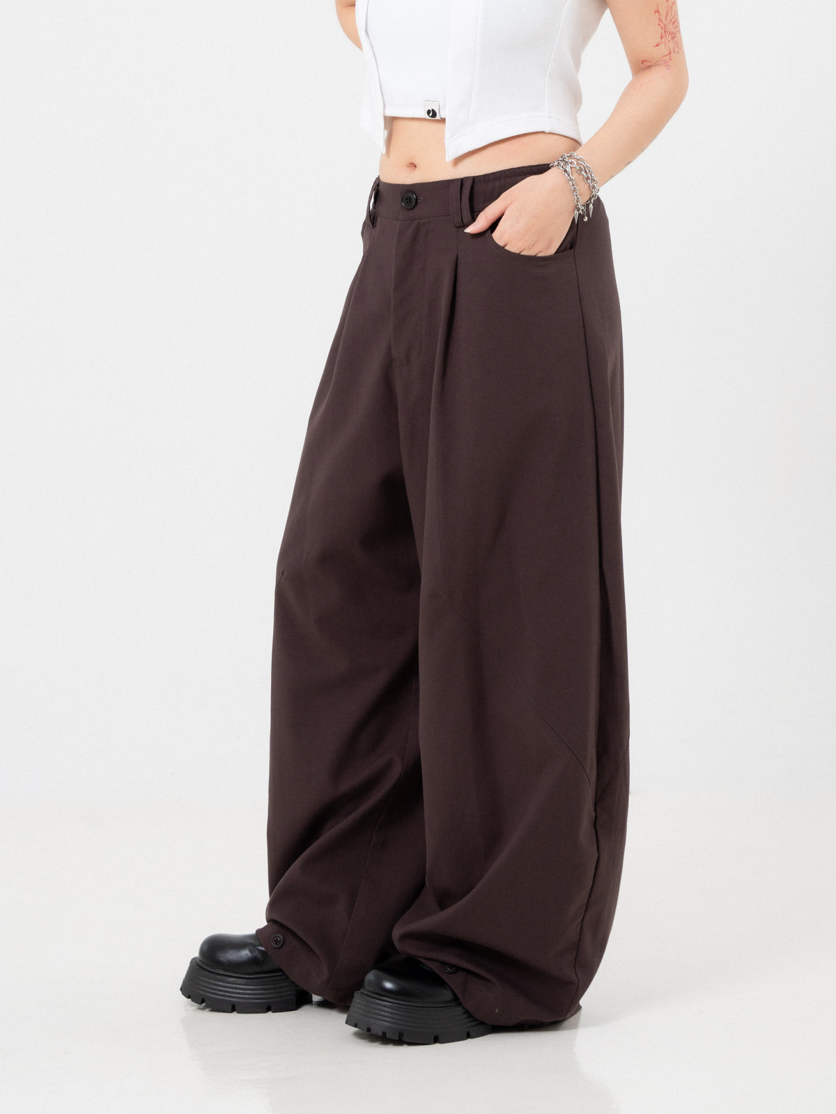 Toggle Pants | Brown