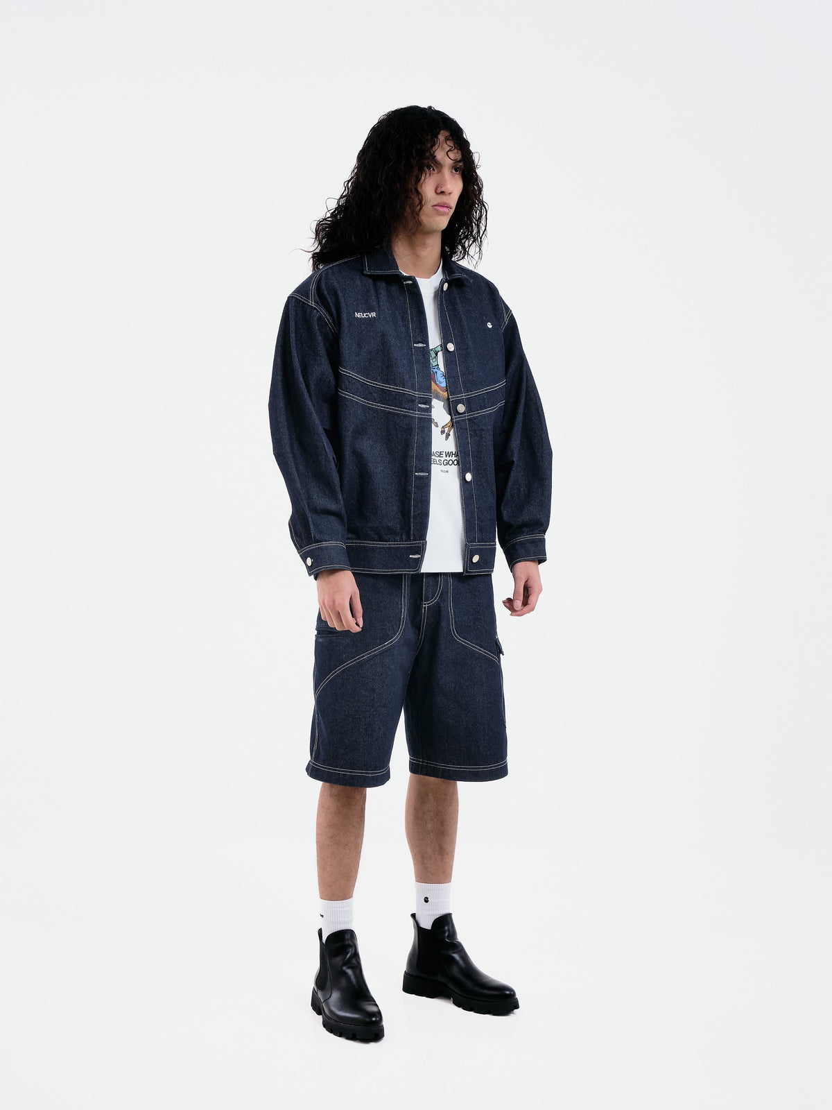 The Neucvr Denim Jacket | Black