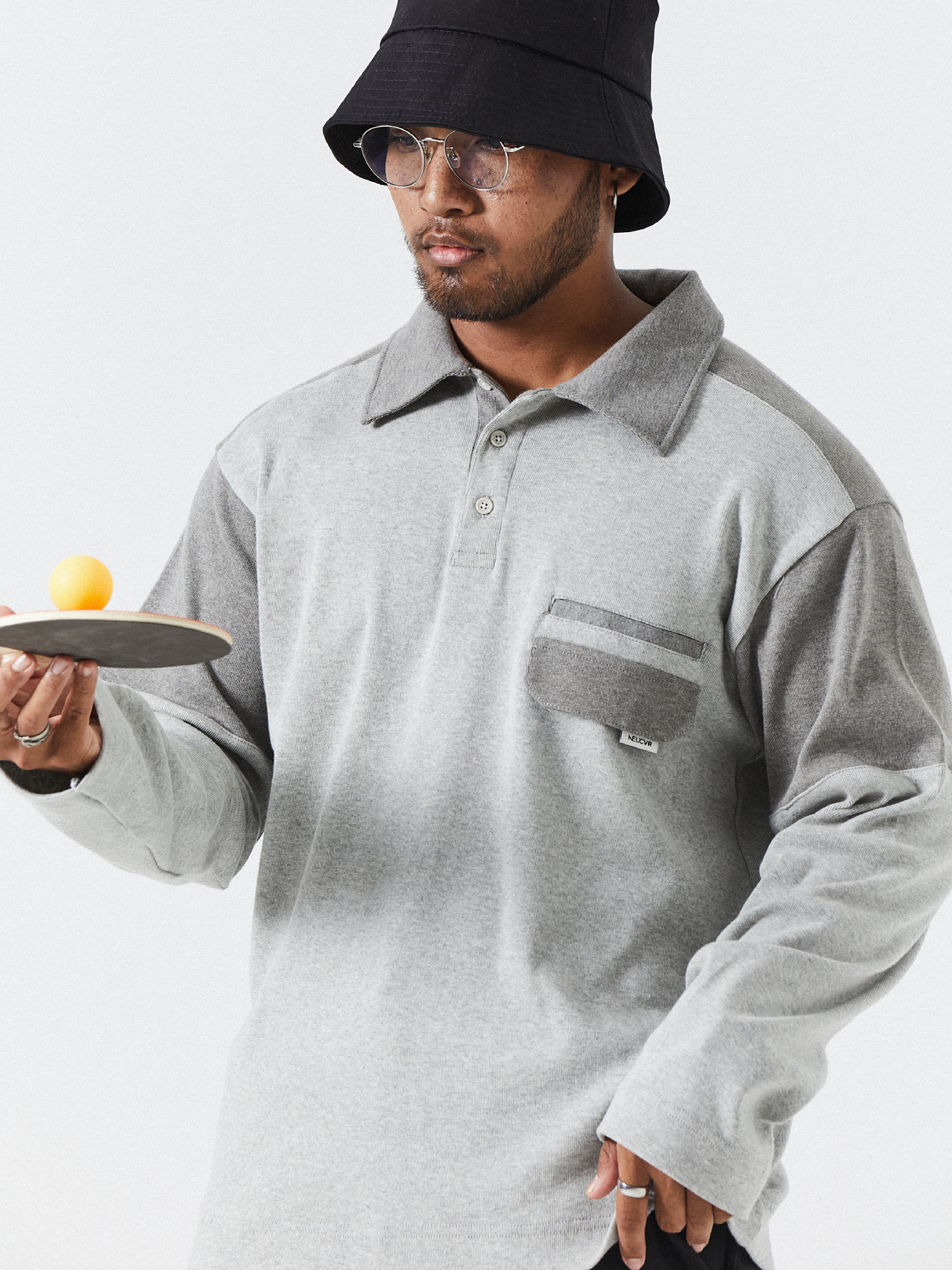 NCVR Knitted Long Sleeve Polo