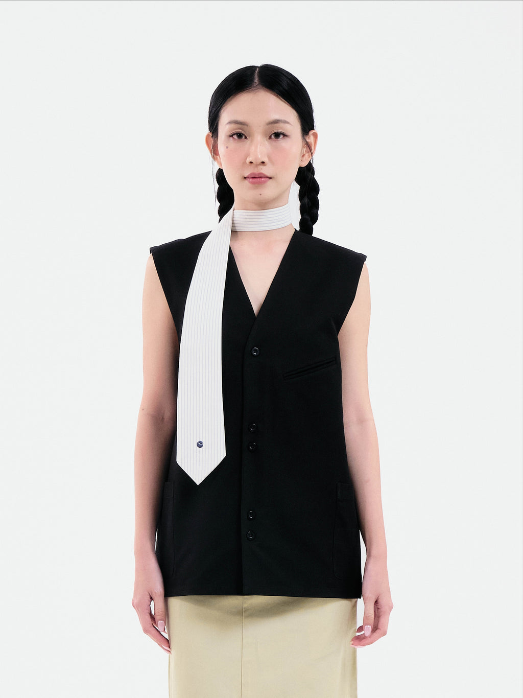 Second Layered Vest | Black