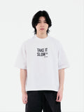 Take It Slow Tee | White