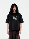 Take It Slow Tee | Black