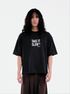 Take It Slow Tee | Black