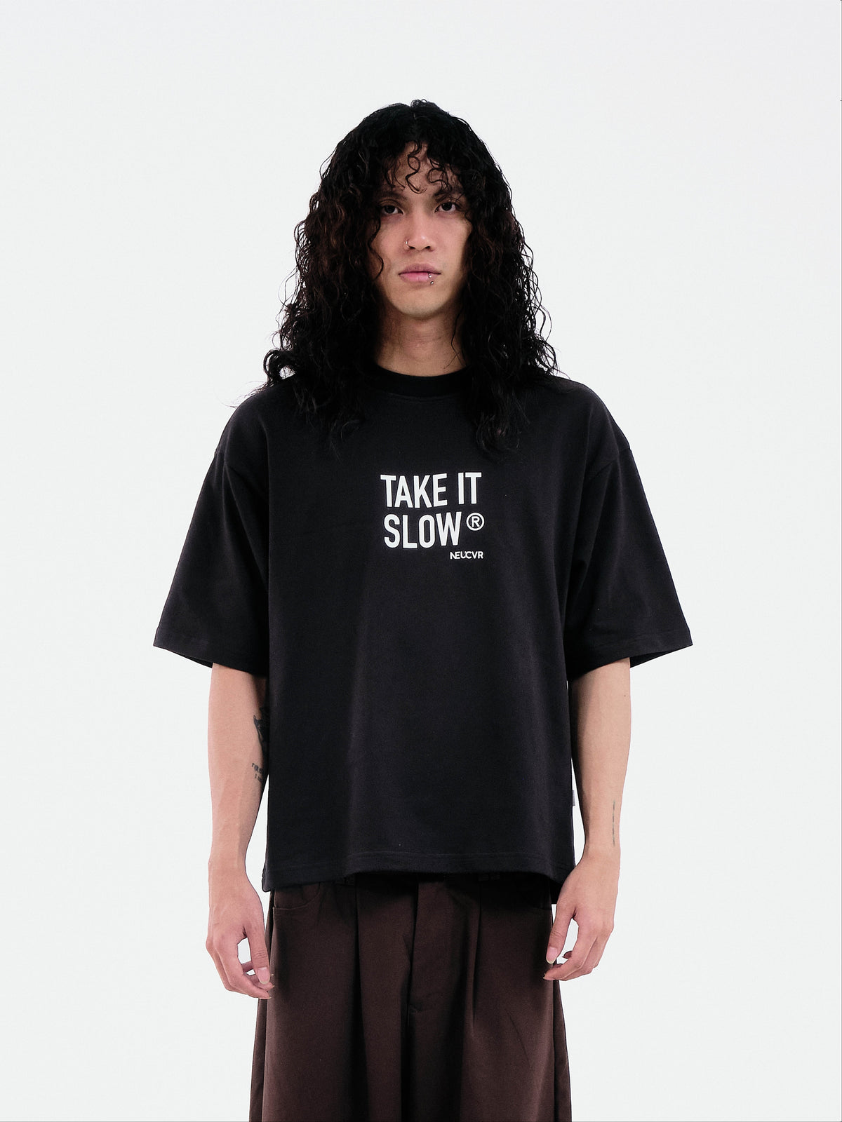 Take It Slow Tee | Black